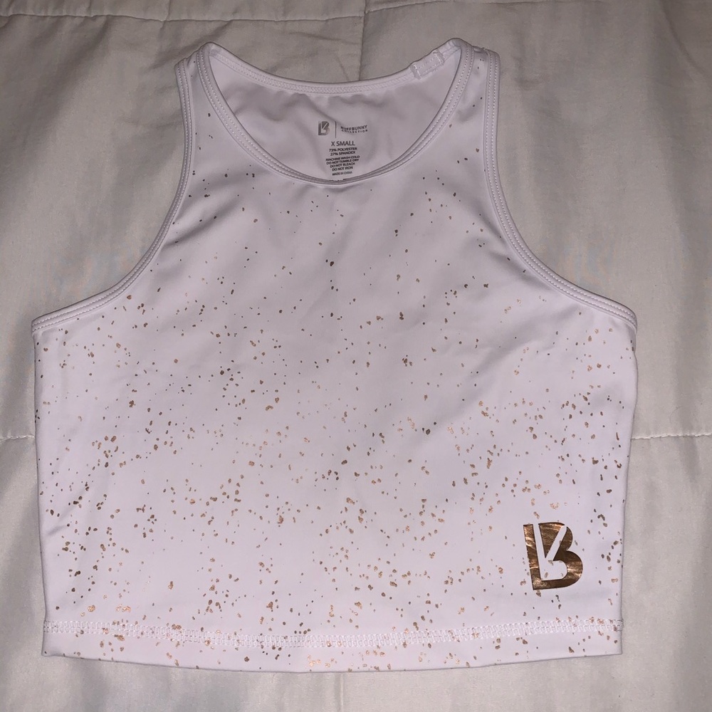 Buffbunny rose aurora crop top
